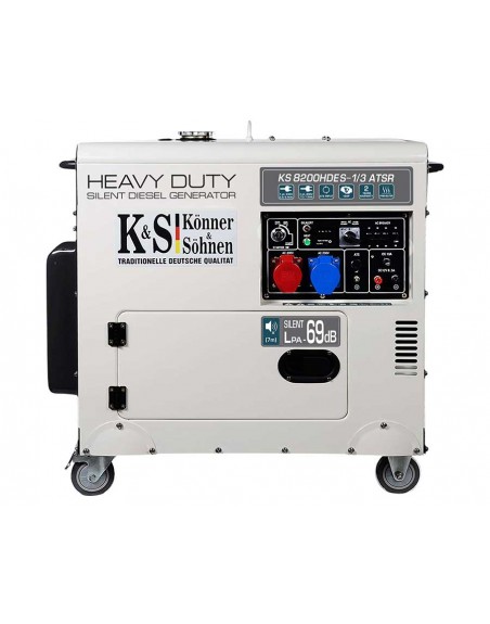 Agregat prądotwórczy  KS 8200HDES-1/3 ATSR