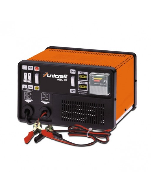 ABC 40 – Prostownik, ładowarka automatyczna z funkcją podtrzymania akumulatora.