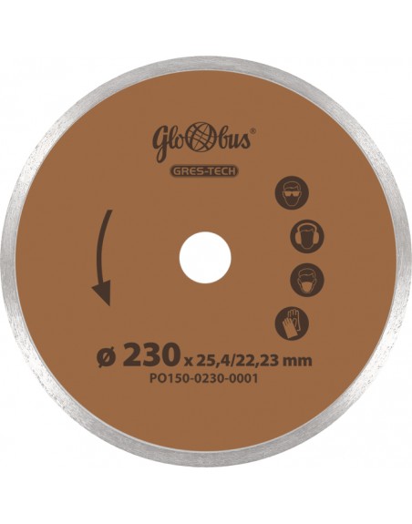 Tarcza diamentowa GRES-TECH 0230x22,23 do pilarek szybkoobrotowych (m.in. kątówek)