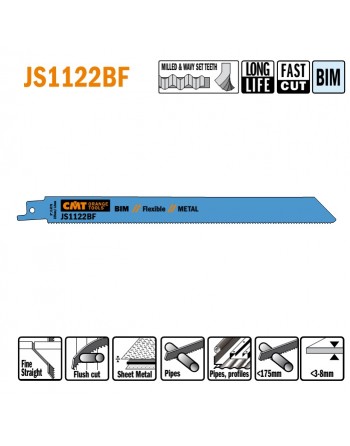 JS1122BF-20 Piła szablasta L   225 I   205 H   19 K   0,90 TS    1,8