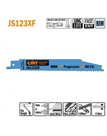 JS123XF-5 Piła szablasta L   150 I   130 H   19 K   0,90 TS   1,8-3,2