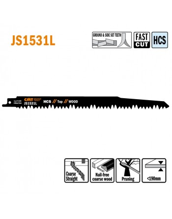 JS1531L-5 Piła szablasta L   240 I   220 H   19 K   1,50 TS    5 5