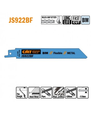 JS922BF-5 Piła szablasta L   150 I   130 H   19 K   0,90 TS    1,8