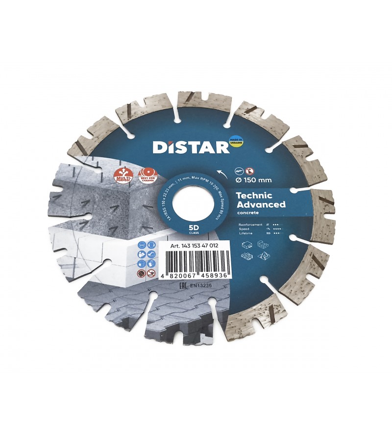 Tarcza diamentowa Distar Technic Advanced 150 5D