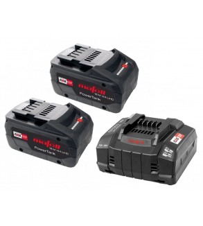 Zestaw akumulatorów z ładowarką Power-Set 3: 2x 18 M 144 LiHD + APS M +