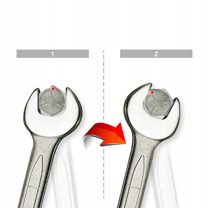 Klucz płasko-oczkowy 41 mm TengTools