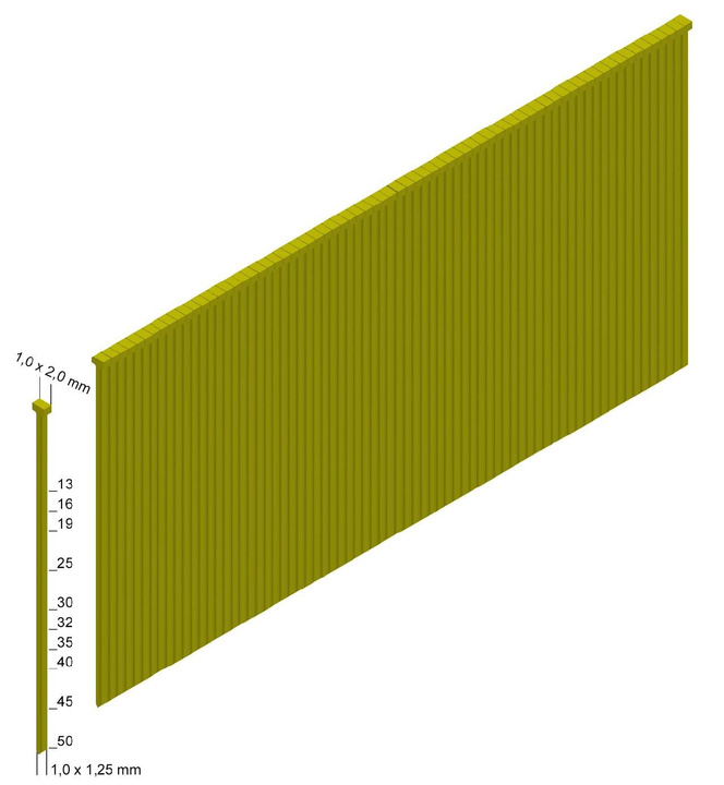 Sztyfty Typ J50CNKHA, 4000 sztuk