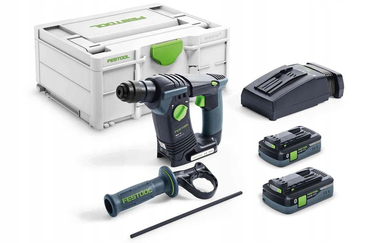 MŁOTOWIERTARKA AKUMULATOROWA BHC 18 HPC 4.0 I-PLUS 2*4.0AH 576513 FESTOOL