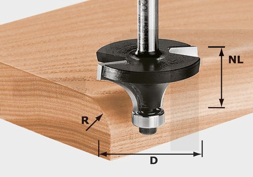 Festool Frez do zaokrągleń HW S8 D25,5/R6,35 KL