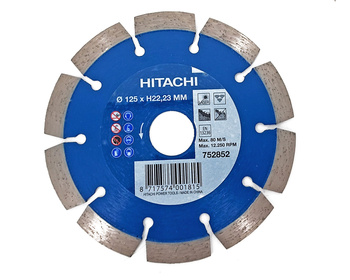 Tarcza tnąca diamentowa Hitachi 125x22 752852