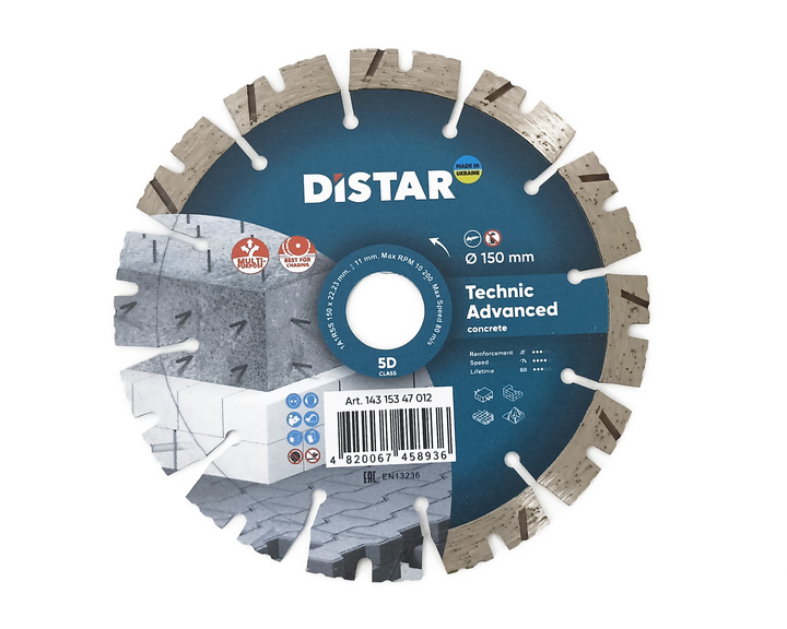 Tarcza diamentowa Distar Technic Advanced 150 5D