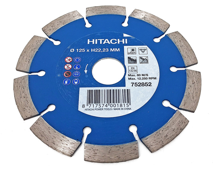 Tarcza tnąca diamentowa Hitachi 125x22 752852