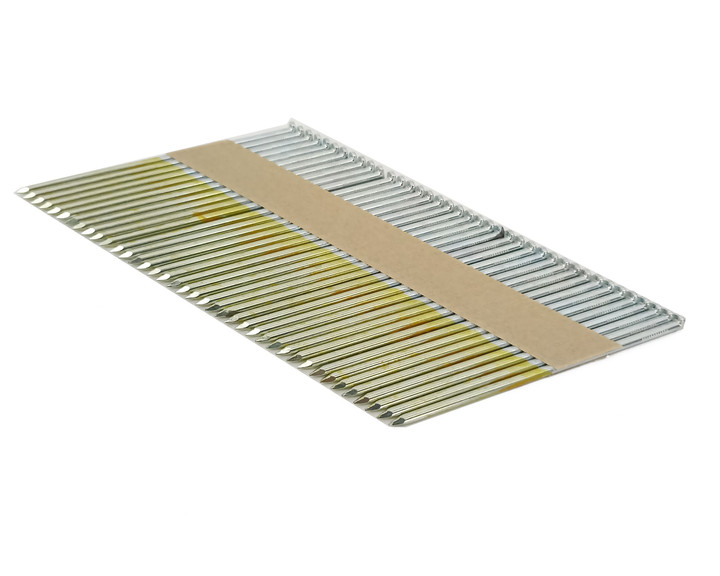 Gwoździe łączone papierem, 3,1x100 mm, gładkie, ocynk, NK, 3000 sztuk