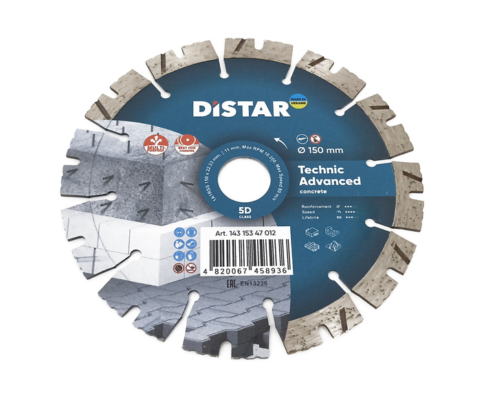 Tarcza diamentowa Distar Technic Advanced 150 5D