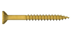 Wkręt R2 PLUS, 6,0 mm, główka stożkowa TX 30, gwint niepełny, stal ocynkowana na żółto, 100 sztuk