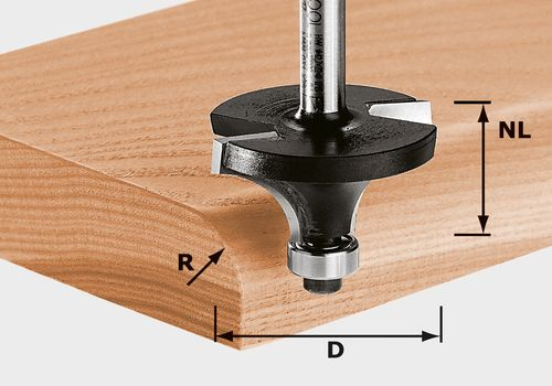 Festool Frez do zaokrągleń HW S8 D25,5/R6,35 KL