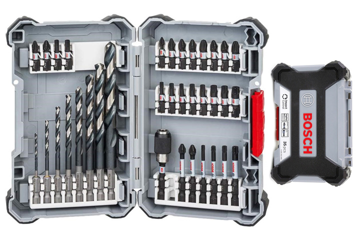 Bosch impact Zestaw wierteł i bitów 1/4" 35 szt