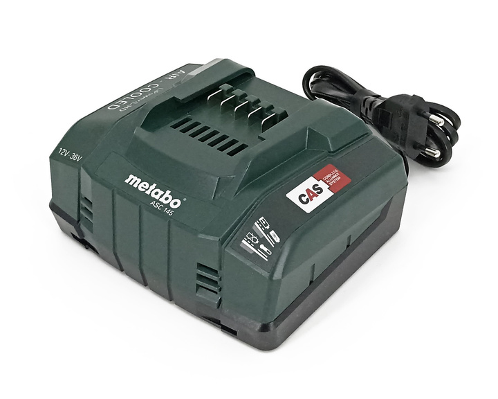 Szybka ładowarka METABO ASC 145 12-36V AIR COOLED