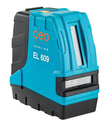 Laser liniowy krzyżowy EL 609 zestaw