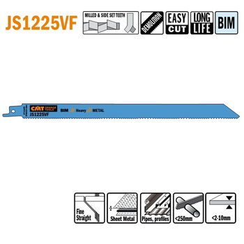 JS1225VF-5 Piła szablasta L   300 I   280 H   19 K   1,25 TS   1,8-2,6