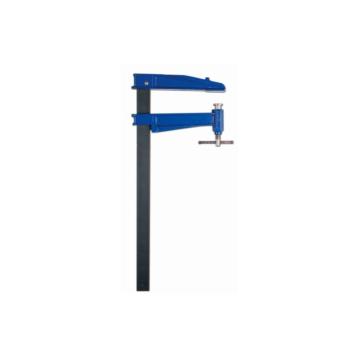 Ścisk śrubowy tłokowy Piher S-60 cm max. siła nacisku 700 kg , ramię 22cm, szyna 40x10 mm, rękojeść T