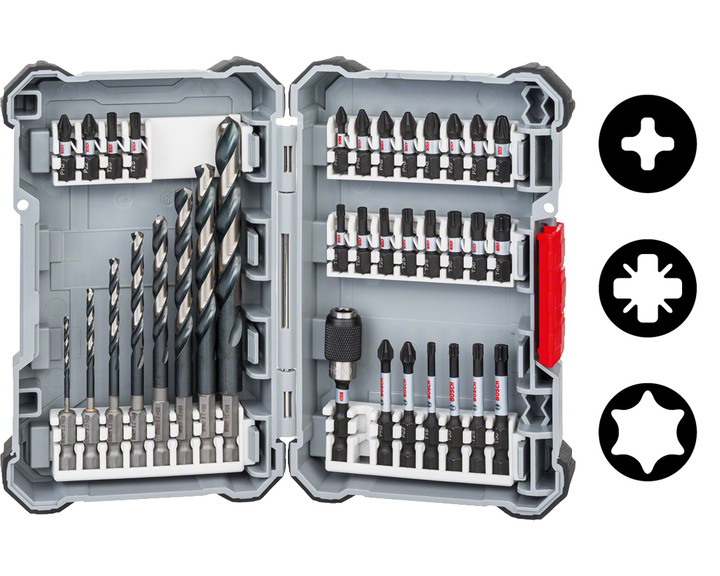 Bosch impact Zestaw wierteł i bitów 1/4" 35 szt