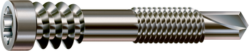 WKRĘT DO DESKI TARASOWEJ SPAX D ALU, ŚR. 5,0 MM, GŁÓWKA CYLINDRYCZNA, GNIAZDO TX 25, GWINT DOCIĄGAJĄCY, SZPIC NAWIERCAJĄCY (WIERTŁO), STAL NIERDZEWNA A2, 100 SZTUK