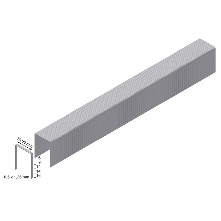 Zszywki Typ PF-06, 12760 sztuk