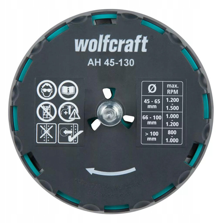 Otwornica regulowana 45-130mm WOLFCRAFT