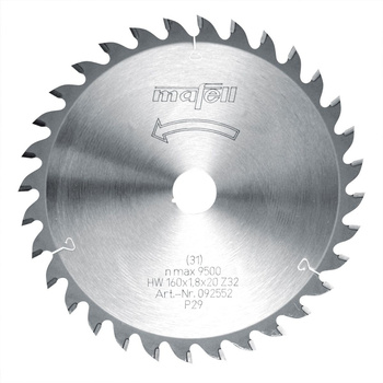 Tarcza pilarska HM 160x1,2/1,8x20 mm, Z 32 WZ